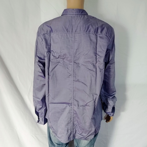 Frank & Eileen Gavin Blue Button Down Shirt - Picture 5 of 8